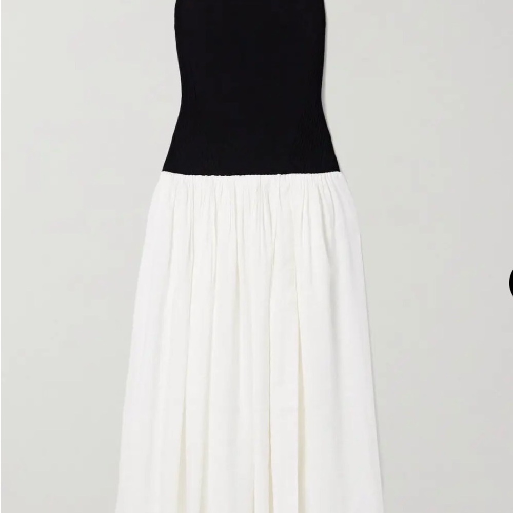 La Ligne Black and White Midi Dress -Small - Picture 5 of 14